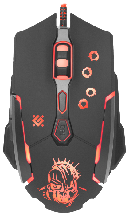 картинка Мышь игровая Defender Killer GM-170L (16G, 3200dpi, подсветка, black USB + коврик) АС