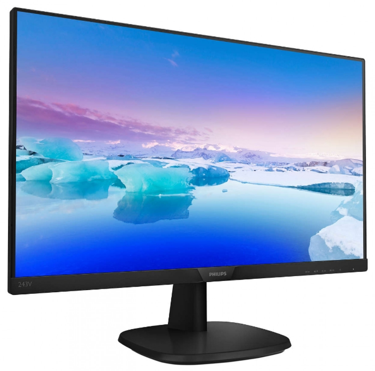 картинка 23.8" Philips 243V7QSB (IPS/1920x1080/8ms/250cd/DVI) АС