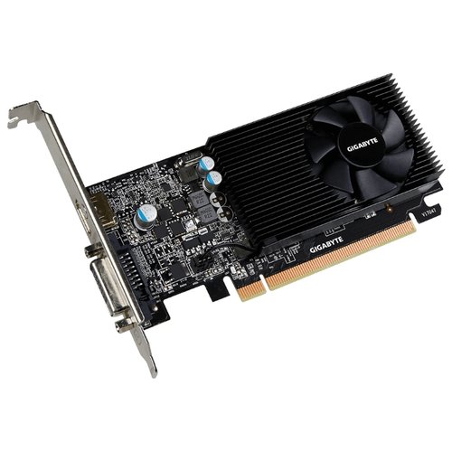 картинка PCI-E 2Gb Gigabyte GV-N1030D5-2GL (GeForce GT1030/DVI-D/HDMI/GDDR5/64bit) АС