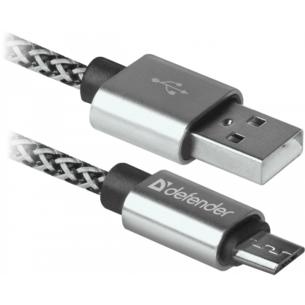 картинка Кабель Defender ACH01-03T PRO USB-Lightning, 1м, White АС