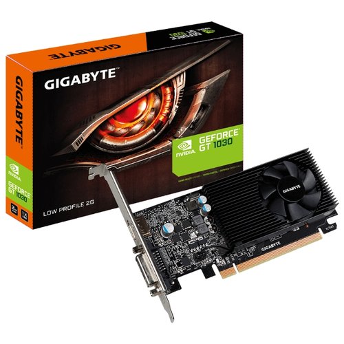 картинка PCI-E 2Gb Gigabyte GV-N1030D5-2GL (GeForce GT1030/DVI-D/HDMI/GDDR5/64bit) АС