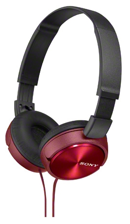 картинка Наушники Sony MDR-ZX310 (накладные, 1.2м, white) АС