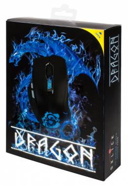 картинка Мышь Oklick 725G Dragon, игровая, оптическая, Black/Blue, USB АС