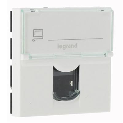 картинка Розетка компьютерная Legrand Mosaic 2M RJ45 UTP 5e категория АС