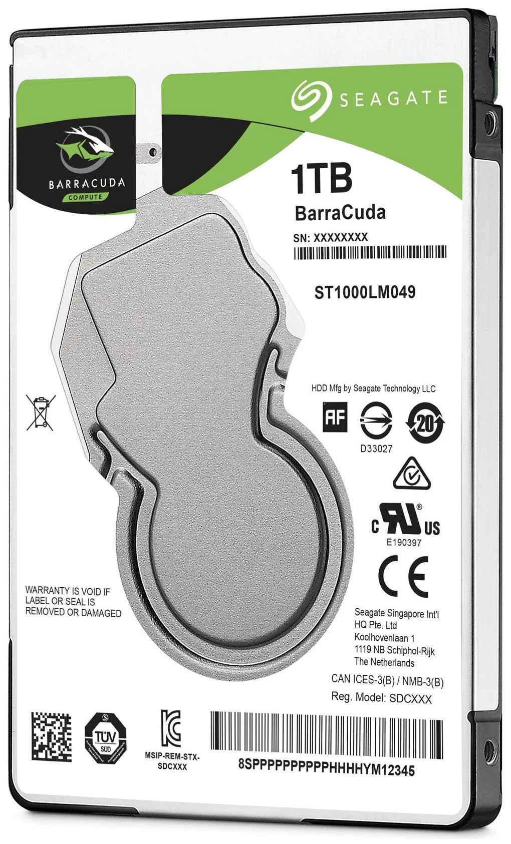 картинка 1Tb Seagate Barracuda Pro ST1000LM049 (2.5" SATA, 7200rpm, 128Mb, для систем хранения данных) АС
