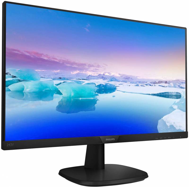 картинка 23.8" Philips 243V7QSB (IPS/1920x1080/8ms/250cd/DVI) АС