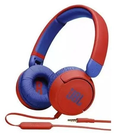 картинка Гарнитура JBL JR310 RED (накладные, 1.2 м, красный/синий) АС