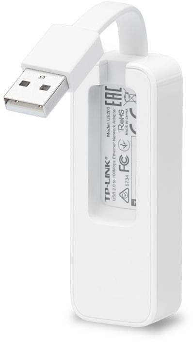 картинка Сетевой адаптер TP-Link UE200 (USB/RJ-45)  АС