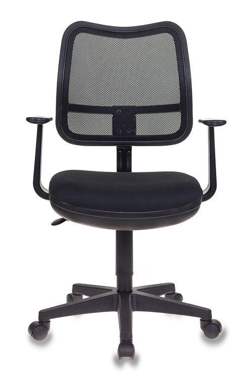 картинка Кресло офисное Ch-797AXSN (Спинка черная сетка, сиденье черное 26-28, Т-образные подлокотники) АС
