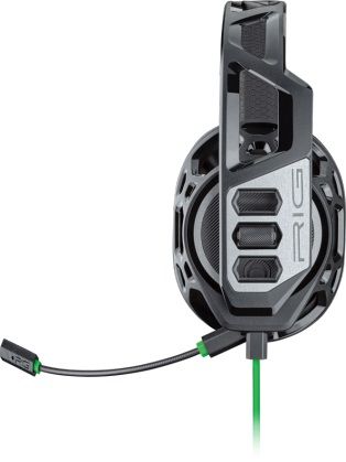 картинка Гарнитура игровая Plantronics RIG 100HX (накладные, 1.3 м, black/green) АС