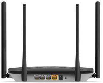 картинка Маршрутизатор Mercusys AC12G (AC1200 802.11ac/4x5dBi 2.4+5 GHz/3xGbLAN) АС