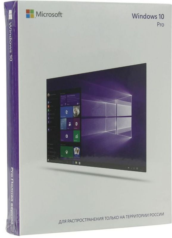 картинка Microsoft® Windows 10 Pro SP2 (32bit/64bit, BOX) АС