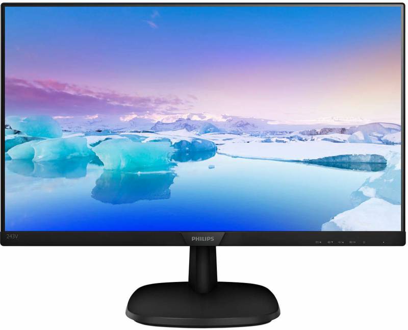 картинка 23.8" Philips 243V7QSB (IPS/1920x1080/8ms/250cd/DVI) АС