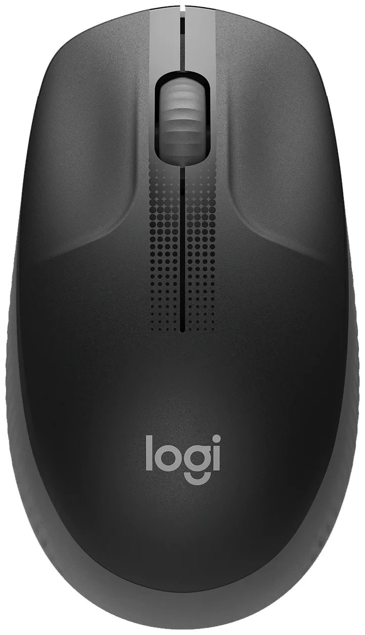 картинка Мышь беспроводная Logitech Wireless Mini Mouse B190/M190 (black/grey) АС