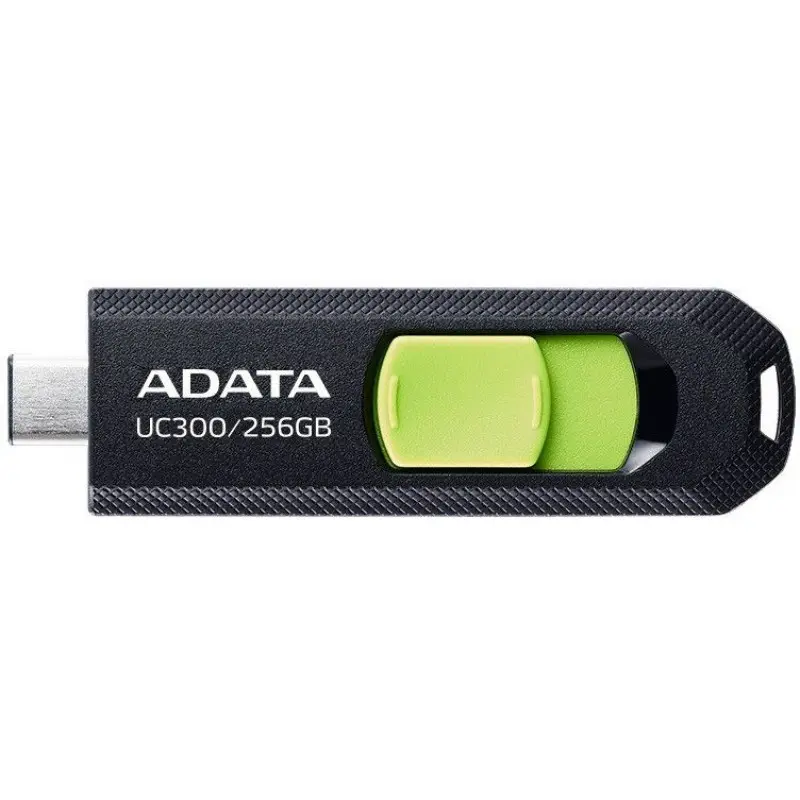 картинка 64Gb A-Data UC300 (USB3.2/чёрный/зеленый) АС