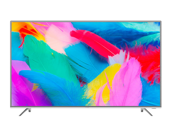 картинка 65" Hyundai H-LED65EU7003 (3840x2160, 60Hz, DVB-T2, HDMI x3, USB x2, LAN, WiFi, BT, Smart TV, Стальной) АС