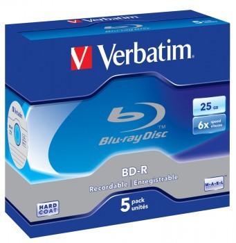 картинка BD-R Verbatim 25Gb/6x (Blu-Ray) АС