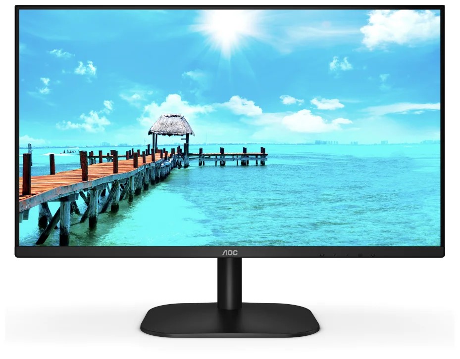 картинка 27" AOC 27B2H (IPS/1920x1080/75Hz/7ms/250cd/HDMI/D-Sub) АС