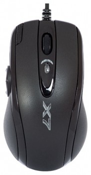 картинка Мышь A4Tech F6 V-Track, игровая, Black, USB АС