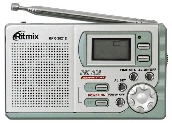 картинка Радиоприемник Ritmix RPR-3021 (серебристый) АС