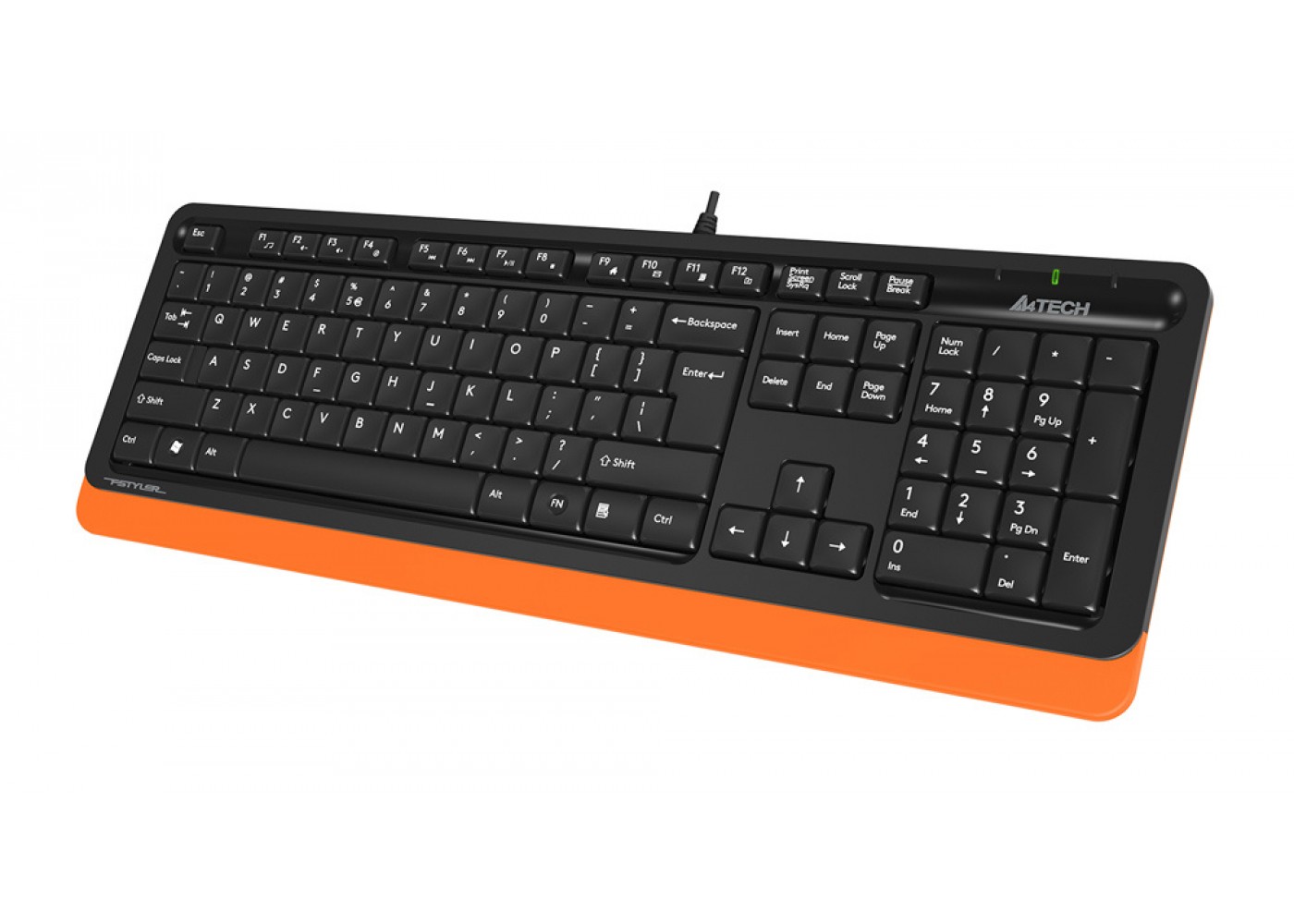 картинка Клавиатура A4Tech Fstyler FK10 (black/orange, USB) АС