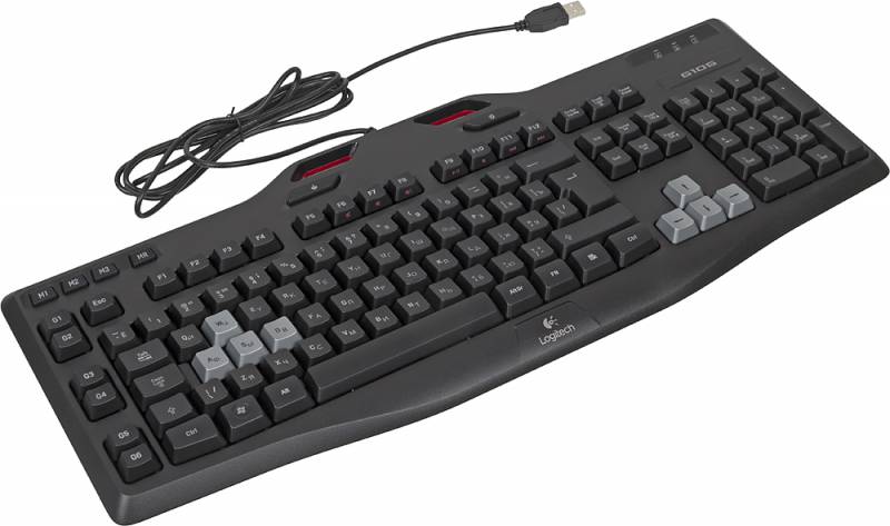 картинка Клавиатура Logitech G105, Black USB АС