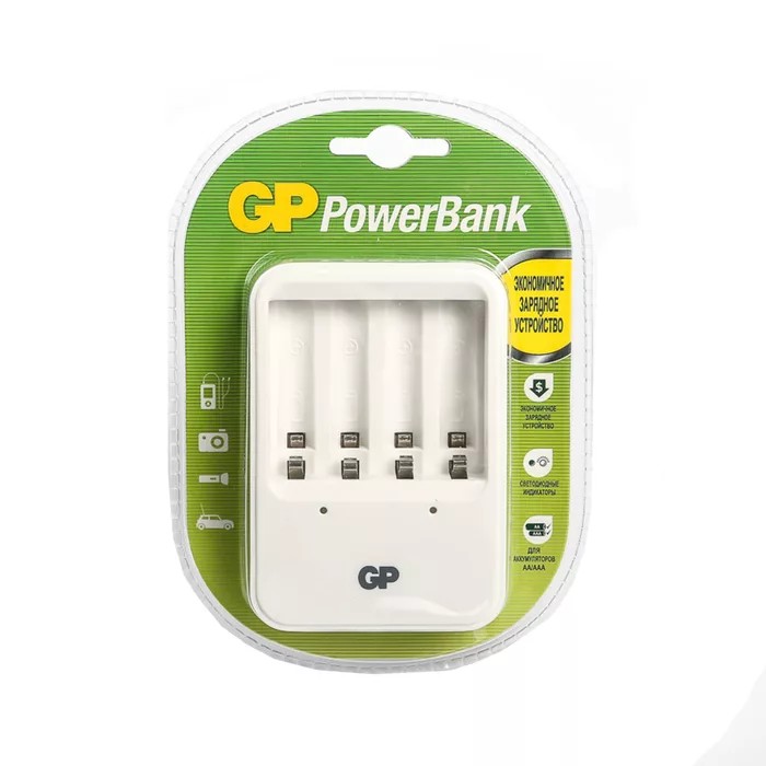 картинка Зарядное устройство GP PowerBank PB420GS (AA, AAA) АС