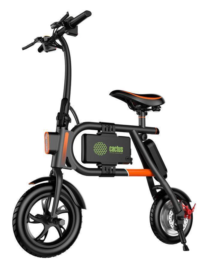 картинка Электробайк Cactus CS-EBIKE-P1 (4400mAh, черный) АС