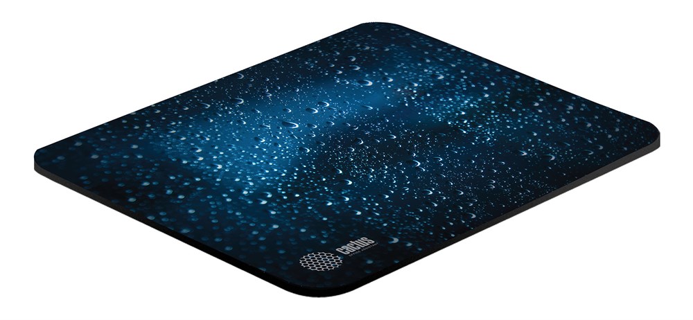 картинка Коврик для мыши Cactus CS-MP-P05XS (Микро черный 220x180x2мм) АС