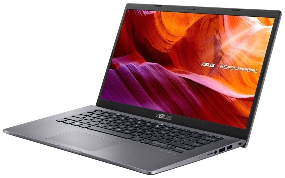 картинка 14" Asus X409FA-EK589T (i3- 10110U(2.1)/4Gb DDR4/256Gb SSD/FHD/BT/Win10/Grey) АС