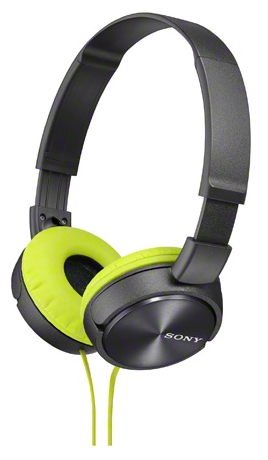 картинка Наушники Sony MDR-ZX310 (накладные, 1.2м, white) АС