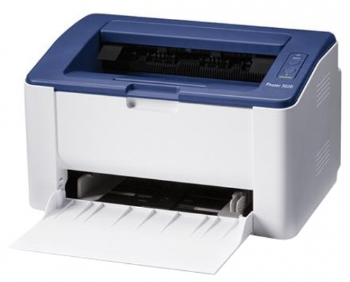 картинка Принтер Xerox Phaser 3020 (A4/20ppm/64Mb/WiFi/USB) (нагрузка: 15000 стр/мес; ресурс картриджа 106R02773: 1500стр) АС