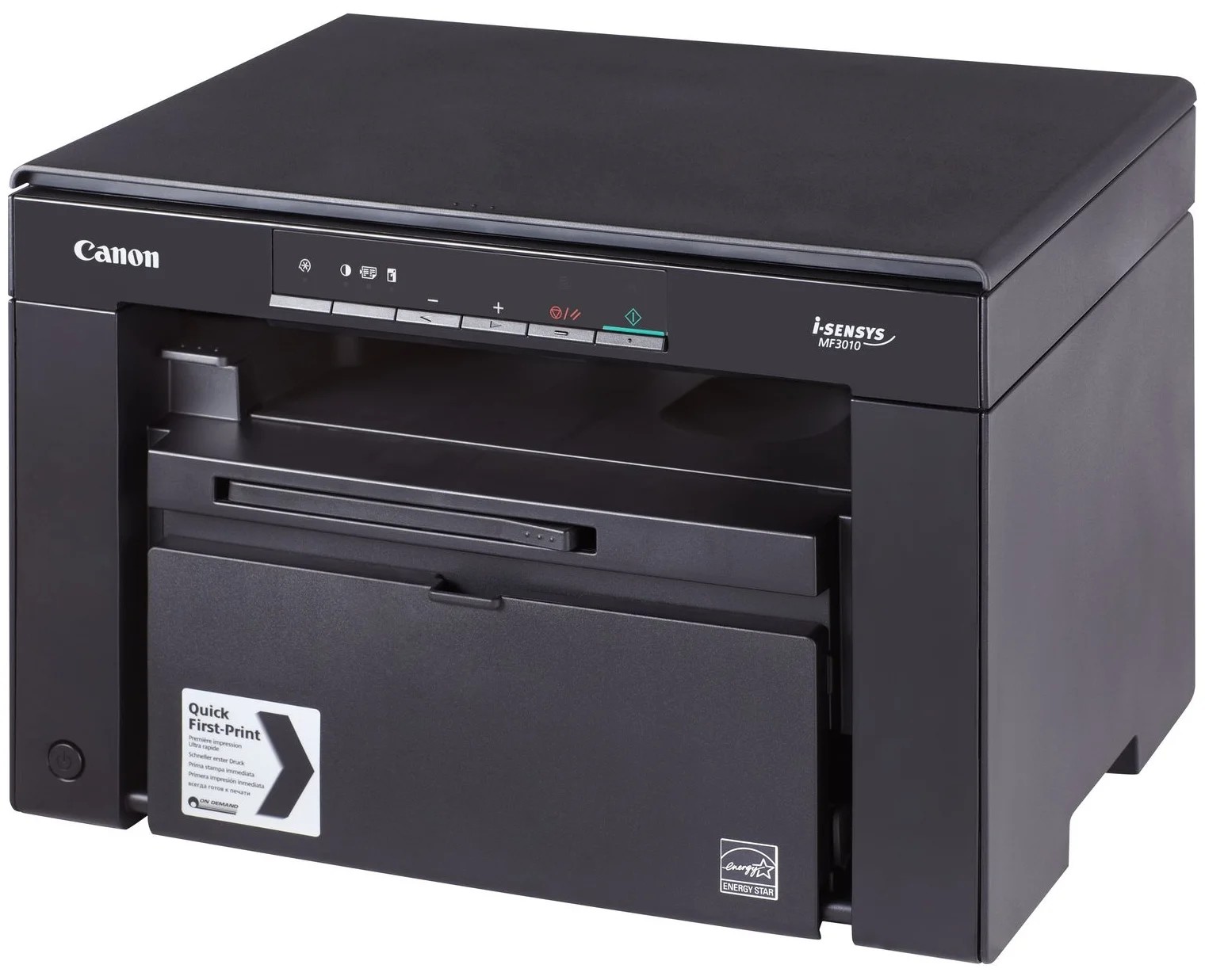 картинка МФУ Canon i-SENSYS MF3010 (A4/18ppm/64Mb/копир/сканер) (нагрузка: 8000 стр/мес; ресурс картриджа Cartridge 725: 1600 стр) АС