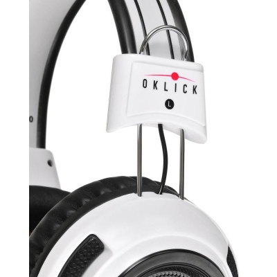 картинка Гарнитура Oklick HS-G300 (мониторные, 2.5м, черный/красный) АС