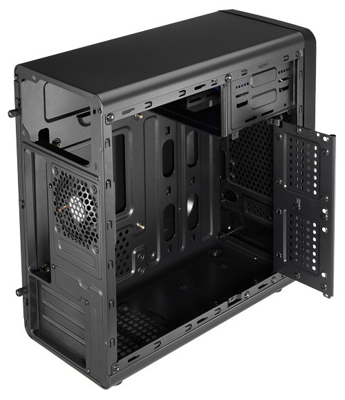 картинка mATX Aerocool Qs-182 (без БП/USB3.0/0.5mm/2.8kg/black) АС