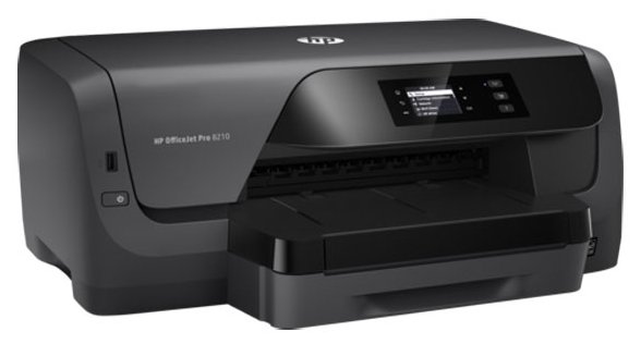 картинка Принтер HP OfficeJet Pro 8210 (A4, 600x600dpi, 22 стр/мин, 256Mb, двусторонняя печать, WiFi, LAN, USB2.0) АС