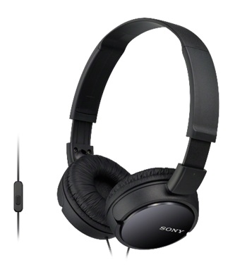 картинка Гарнитура Sony MDR-ZX110AP (мониторные, 1.2м, black) АС