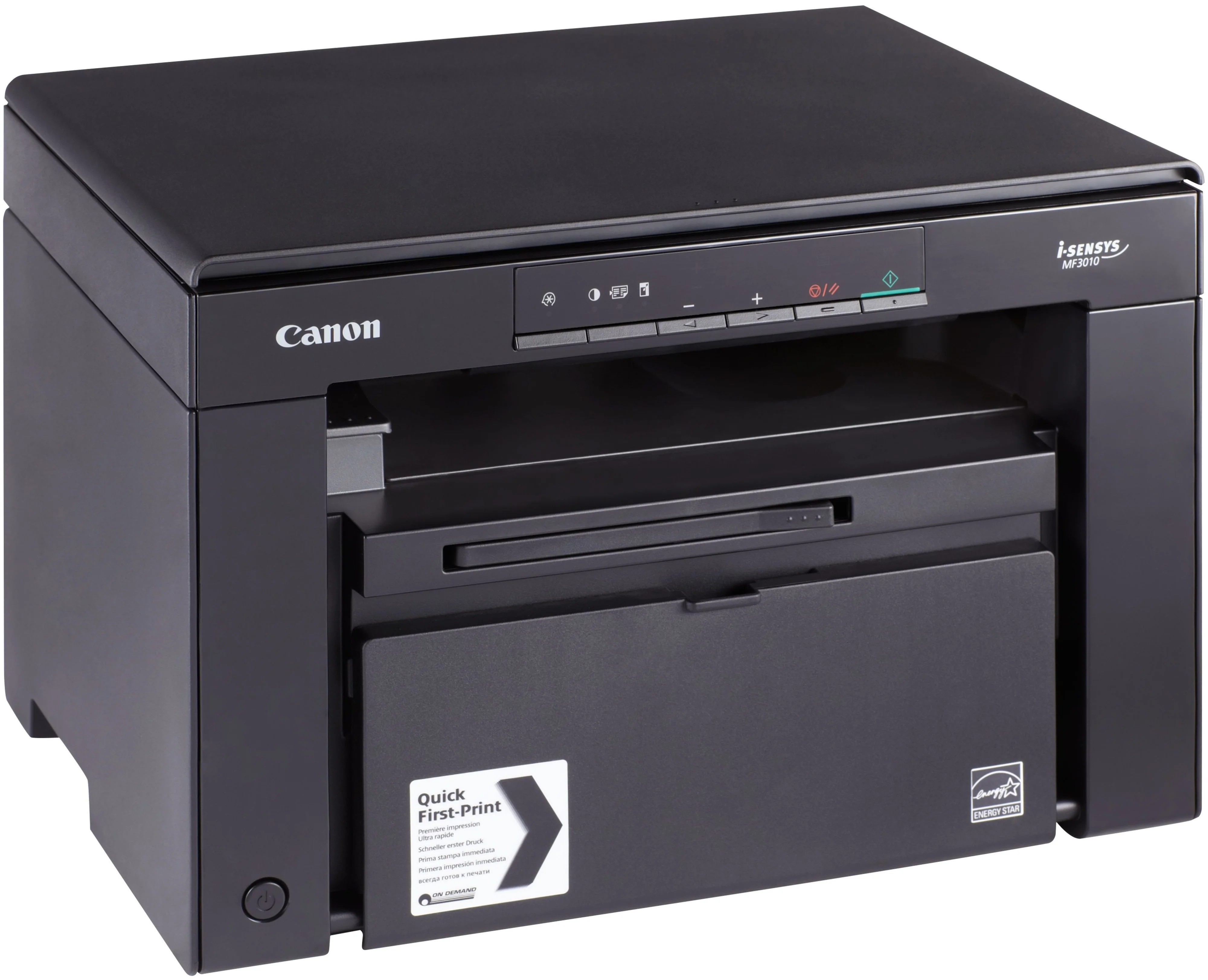 картинка МФУ Canon i-SENSYS MF3010 (A4/18ppm/64Mb/копир/сканер) (нагрузка: 8000 стр/мес; ресурс картриджа Cartridge 725: 1600 стр) АС