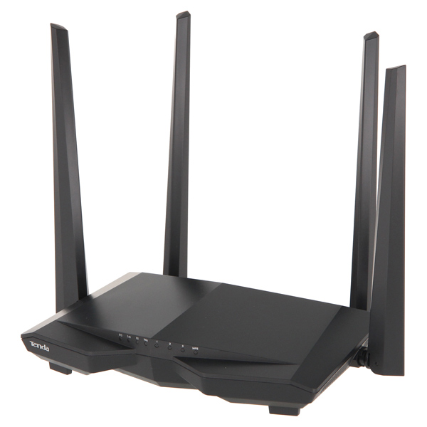 картинка Маршрутизатор Tenda AC6 (AC1200 802.11ac, 4x5dBi, 2.4+5 GHz, 3xLAN, 64Mb, Broadcom BCM53578 900MHz, Beamforming) АС